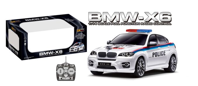 Автомобиль  р/у R/C 1:14 BMW VX6 POLICE PROWL CAR  866-1401PB (1/12)
