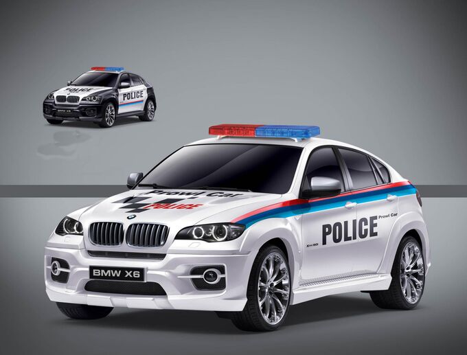 Автомобиль на р/у R/C 1:24 BMW POLICE CAR 866-2404P (1/36)