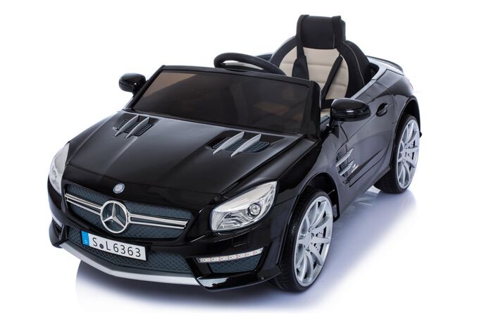 Машина на аккумуляторе для катания детей Mercedes-Benz SL63 (черная)