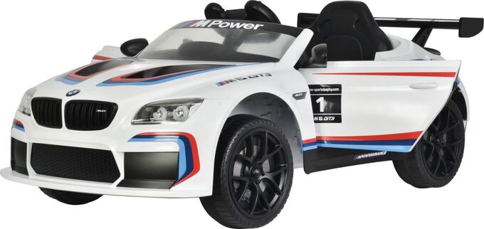 Машина на аккумуляторе для катания детей 6666R BMW (белая)
