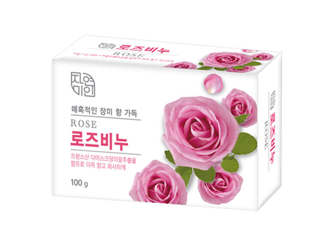 Успокаивающее и увлажняющее туалетное мыло с экстрактом дамасской розы &quot;Rose Beauty Soap&quot; (кусок 100 г) 48