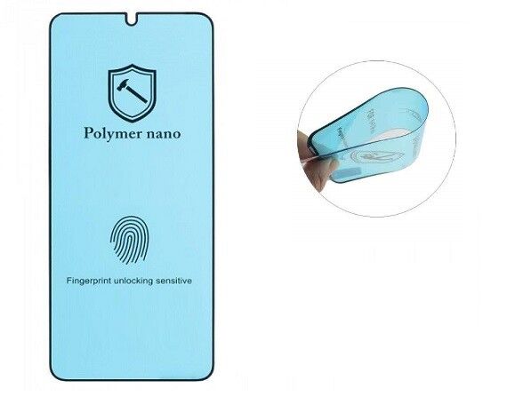 Защитное стекло Huawei Mate 20 Pro Polymer Nano черное