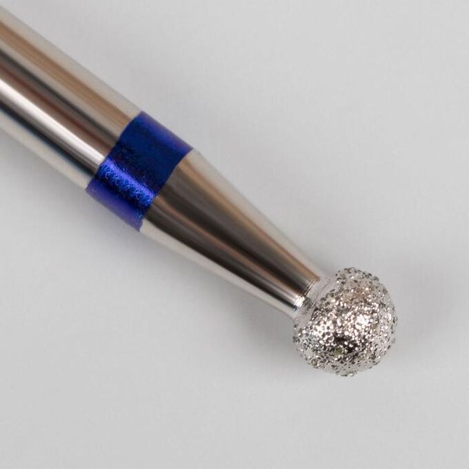 Queen fair Фреза алмазная для маникюра «Шар», средняя зернистость, 2,7 мм