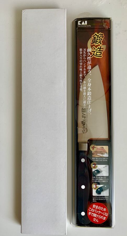 Daiso KAI Нож &quot;деба&quot; SAMURAI DAMASHI 110 мм