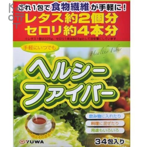 Концентрат для приготовления безалкогольных напитков “Здоровые волокна” Yuwa Healthy Fiber  (5гр.*34шт.)