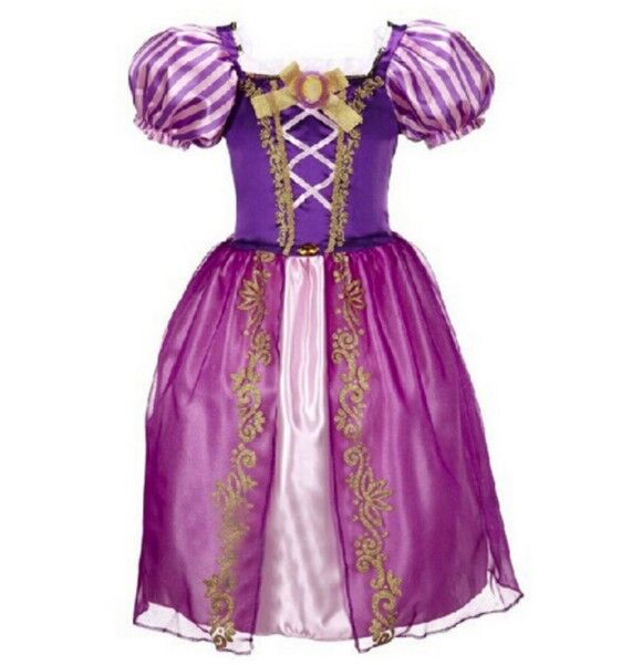 Детское платье, фиолетовое, платье принцессы
