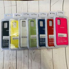 Samsung Galaxy S20+  Silicon Case Original (красный) с микрофиброй,софт-тач,фирменная упаковка,все наклейки,серийный номер