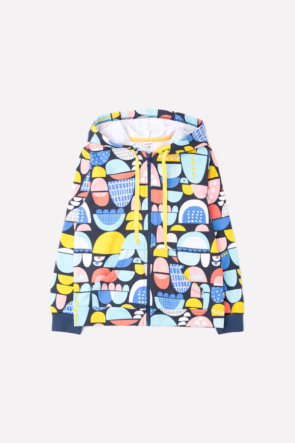 Куртка для девочки Crockid К 300955 цветные холмики к1254