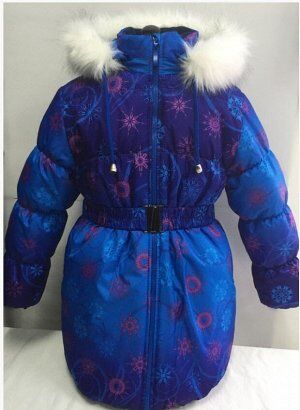 Пальто зимнее для девочки КЗД-4 &quot;Алиса&quot; р-р акция