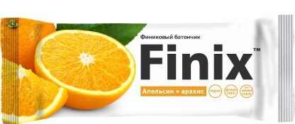 Фруктовая Энергия Финиковый батончик Finix апельсин + арахис