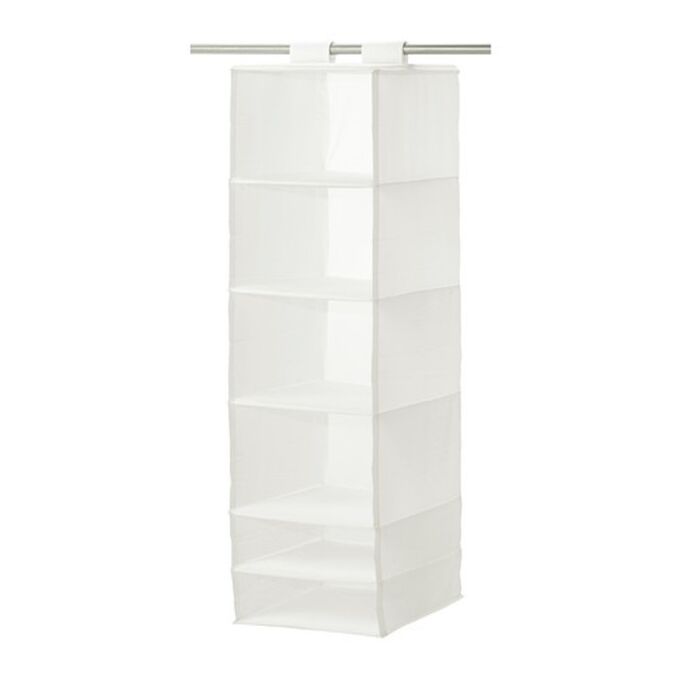 IKEA Модуль для хранения с 6 отделениями, белый СКУББ