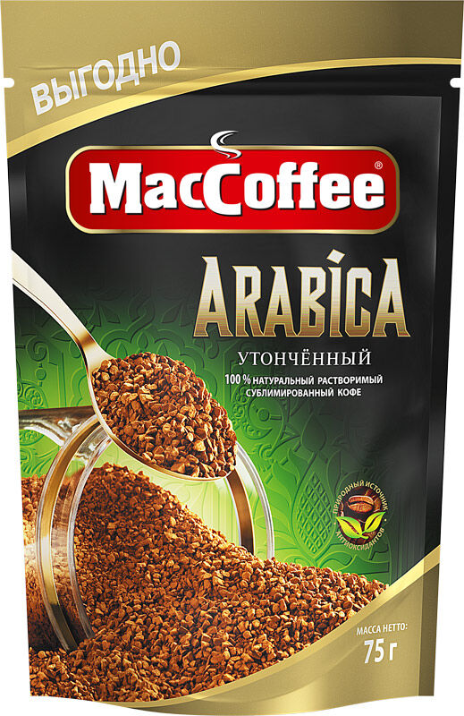 Кофе &quot;MacCoffee&quot; сублим. Arabica д/пак 75г