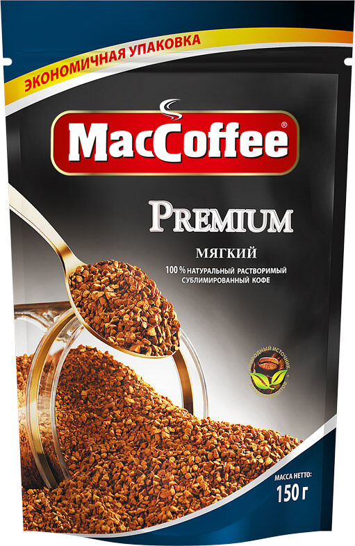 Кофе &quot;MacCoffee&quot; сублим. Premium д/пак 150г