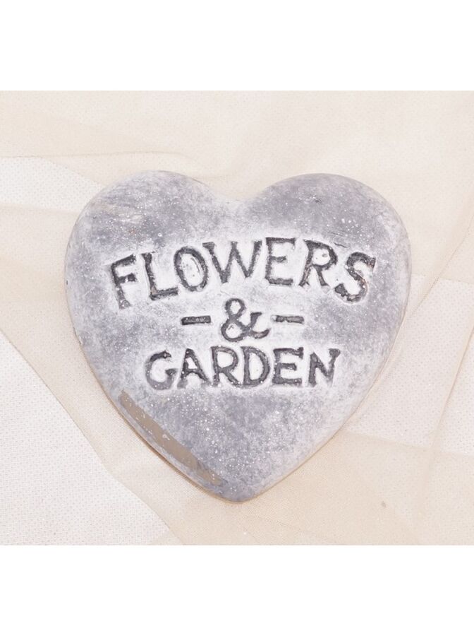 Сердце из камня Flowers &amp; Garden 11см