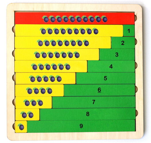 *Пазл деревянный &quot;Арифметика.Состав числа&quot;,25*22,5*0,8 см
