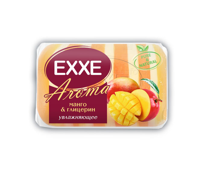 Косметическое мыло EXXE AROMA &quot;Манго &amp; глицерин&quot;, 1шт*80г (оранжевое) Штучное
