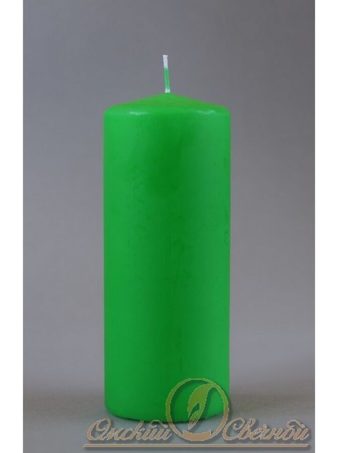 Пеньковая 70 х 170 зеленая свеча
