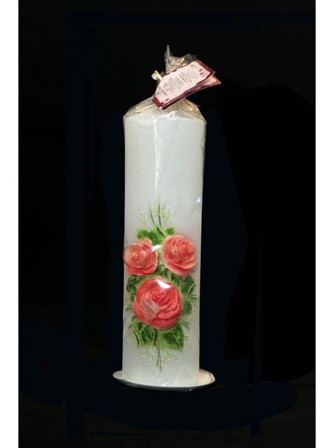 Свеча пеньковая Букет роз