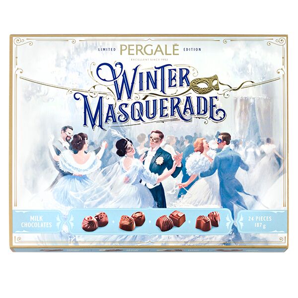 Конфеты НГ PERGALE WINTER MASQUERADE milk chocolates 187 г