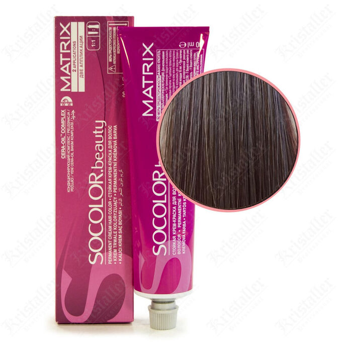 Крем-краска для волос Matrix SOCOLOR beauty 7AV