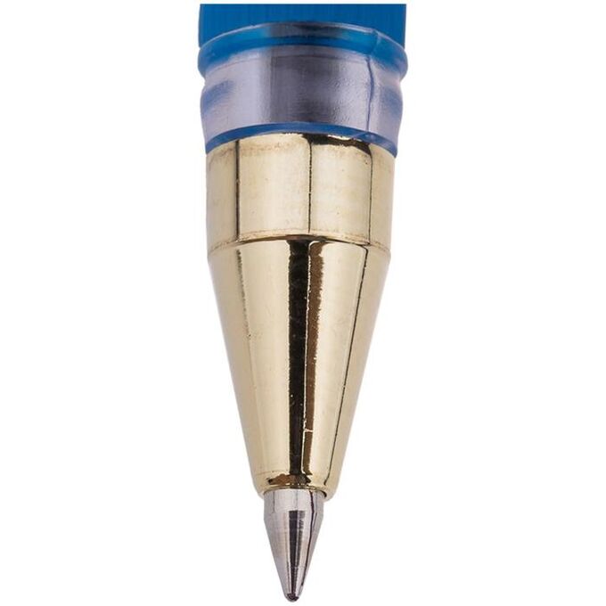 Ручка шариковая MunHwa MC Gold, узел 0.5 мм, чернила синие, штрихкод на ручке
