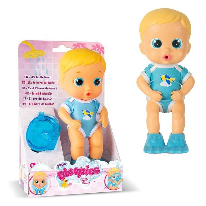 Кукла IMC Toys Bloopies для купания Max, в открытой коробке, 24 см