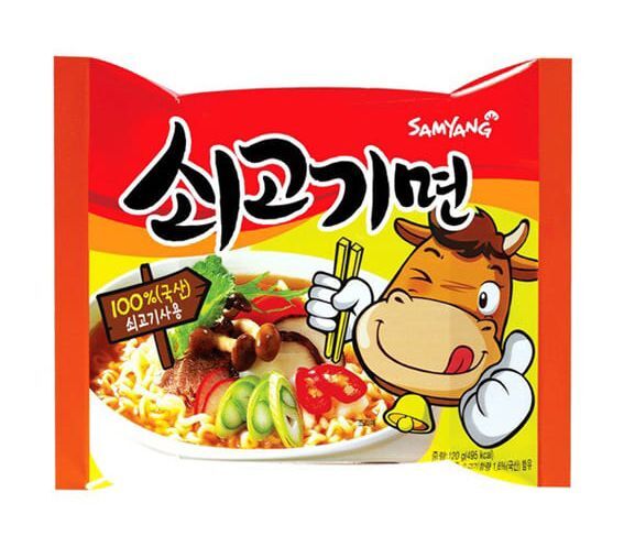 Samyang Лапша со вкусом говядины &quot;Sogokimyun&quot; 120г