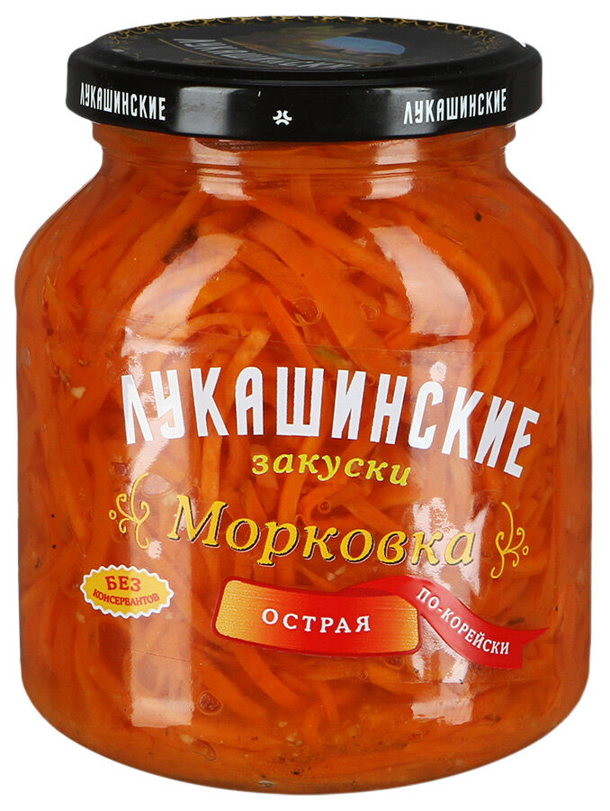 Морковь &quot;Лукашинские&quot; по-Корейски Острая, 340г