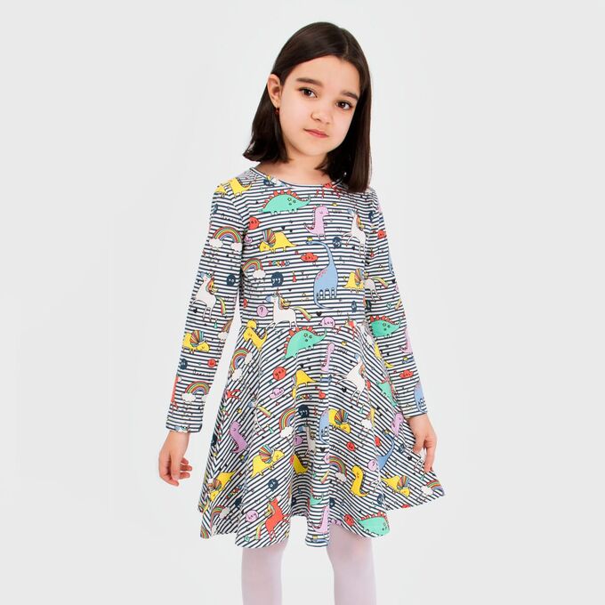 Платье Соль&amp;Перец подростковое для девочки/Цвет: комбинированный