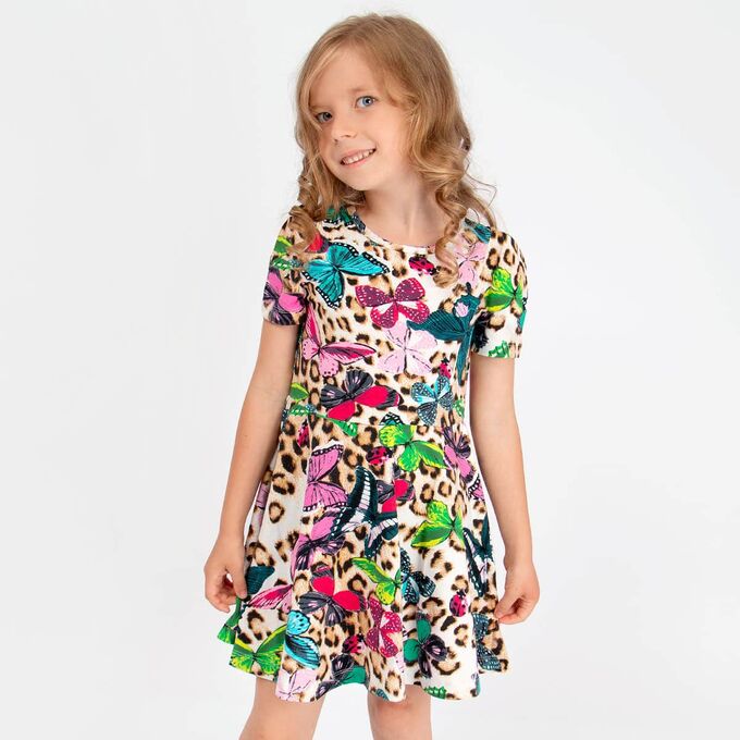 Платье Соль&amp;Перец подростковое для девочки Цвет: кремовый
