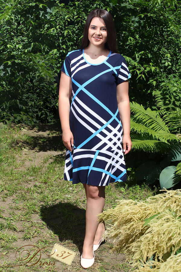 dress37 Платье «Мгновение» синее
