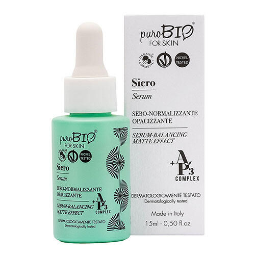 PuroBio Cosmetics Сыворотка для жирной кожи PuroBio, 15 мл