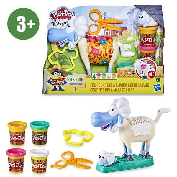 Набор для творчества Hasbro Play-Doh Animals для лепки Овечка256