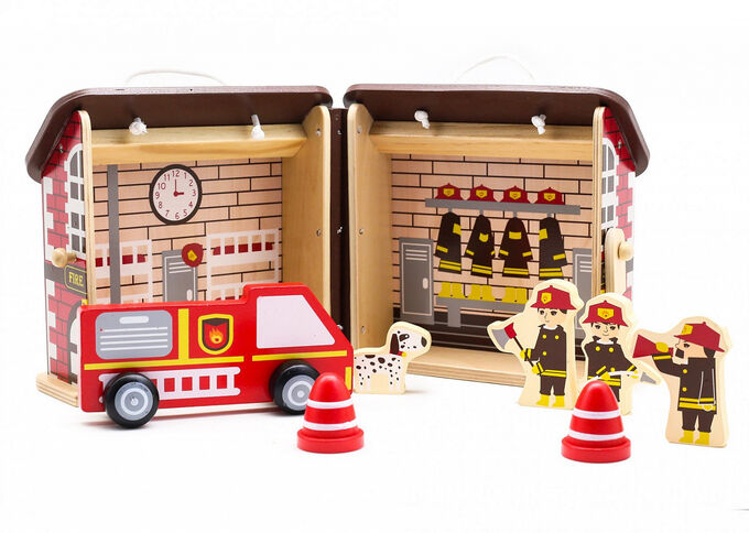 Wood Toys™ Домик Пожарная часть