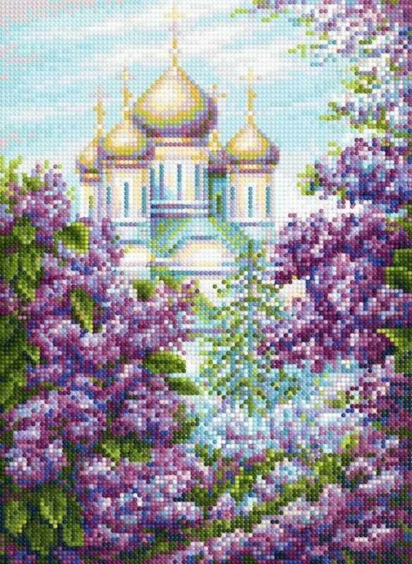 Алмазная мозаика Гранни сирень