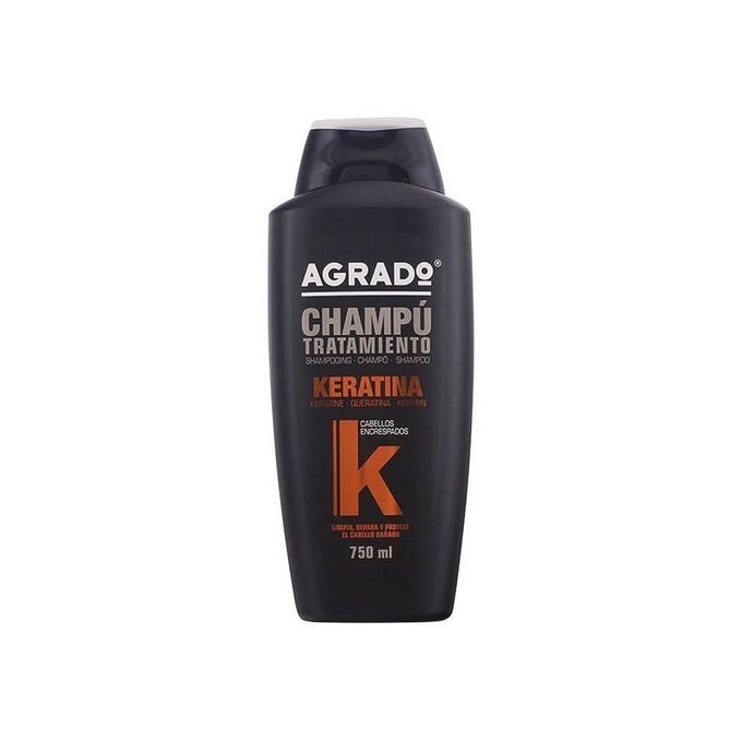 AGRADO Шампунь Профессиональный 750мл &quot;Keratin&quot; с кератином ,для вьющихся волос