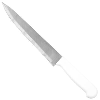 Нож кухонный 200мм белая пластмассовая ручка &quot;Универсал&quot; (Ки