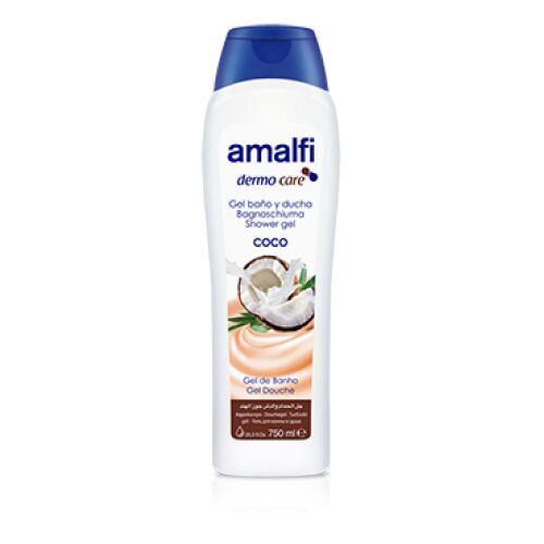 AMALFI Гель 750мл для ванн и душа &quot;Cocunut Milk&quot; (Кокосовое молочко) ,для всех типов кожи
