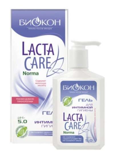 ДОКТОР БИОКОН Гель для интимной гигиены 290мл "Lacta Care Норма ...