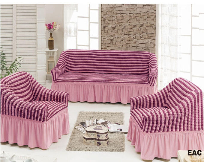 Ecolan37 Набор для мягкой мебели Luxe (розовый)
