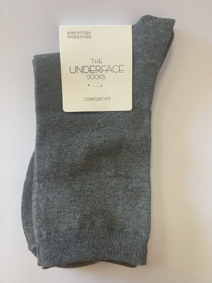 The Underface Socks Comfort-Fit Носки унисекс длинные, серый (р.37-44)
