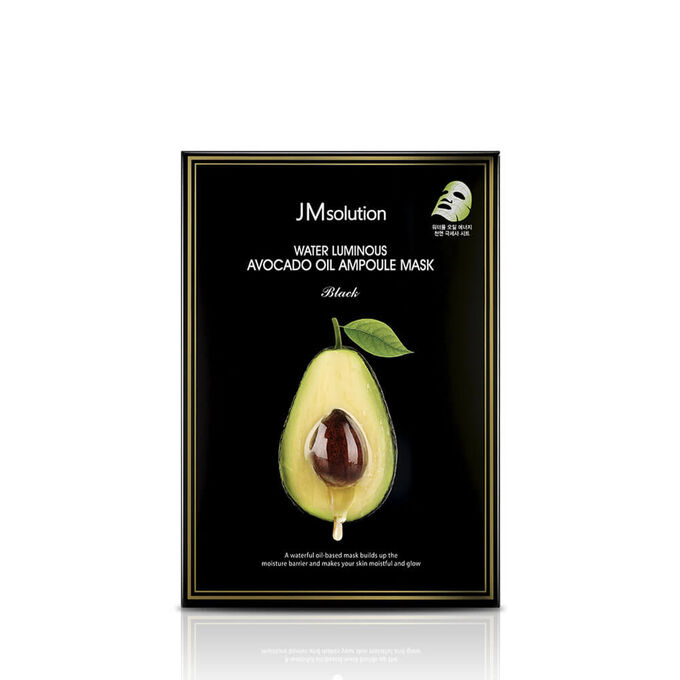 JMsolution JM Solution  Питательная ультратонкая маска  для лица  с авокадо Water Luminous Avocado Oil Ampoule Mask