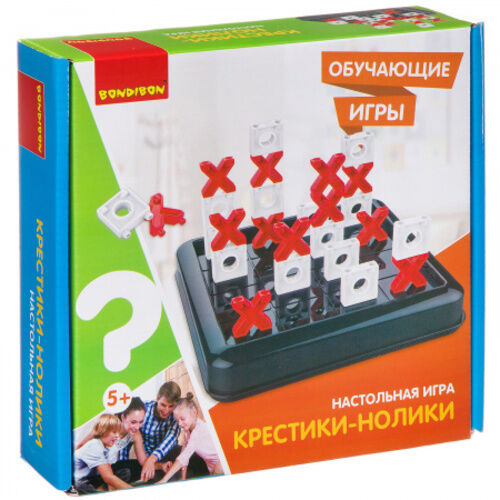 Игра обучающая настольная  &quot;Bondibon&quot; Крестики-нолики ,кор.22*21*5,5 см