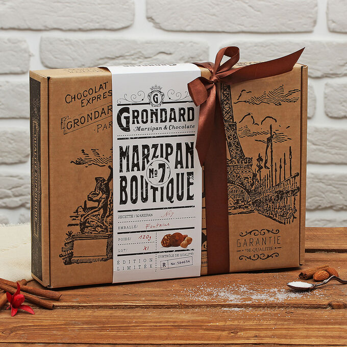 Конфеты Grondard марципановая картошка неглазированные из марципана