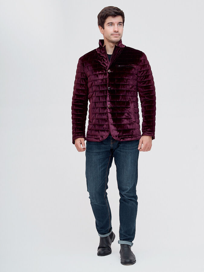 MTFORCE Куртка велюровая классическая Valianly фиолетового цвета 93351F
