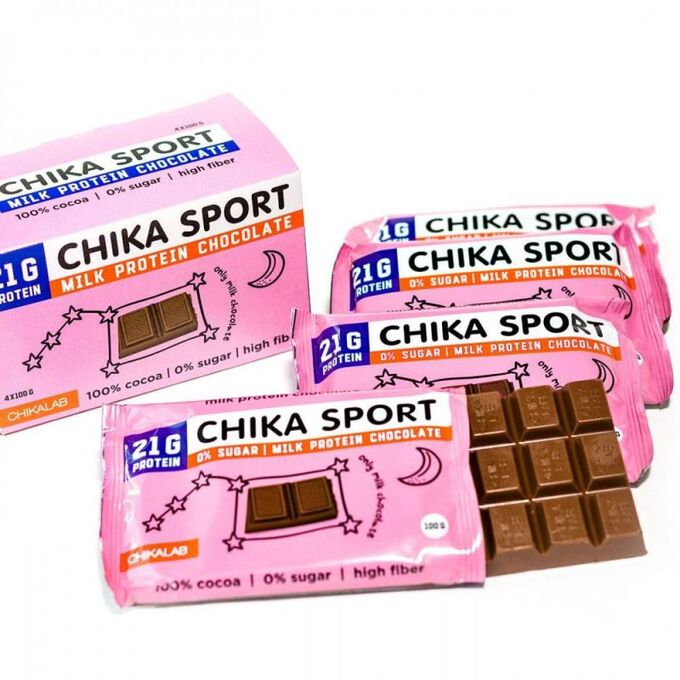 Шоколад без сахара CHIKALAB - 100 г