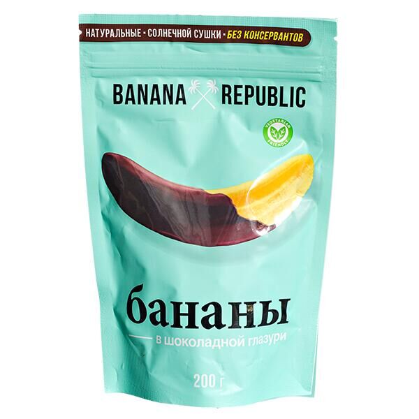 BANANA REPUBLIC Банан Сушеный в Шоколадной Глазури 200 г