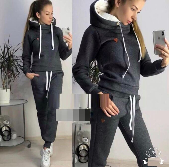 Спортивные костюмы на флисе женские Садовод