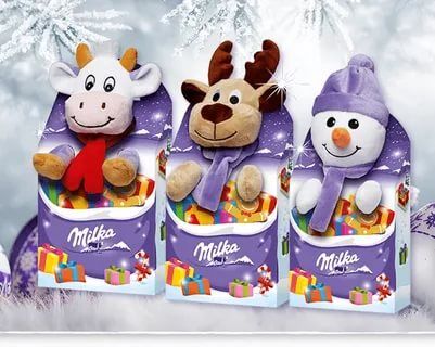 Новогодний шоколад с игрушкой
