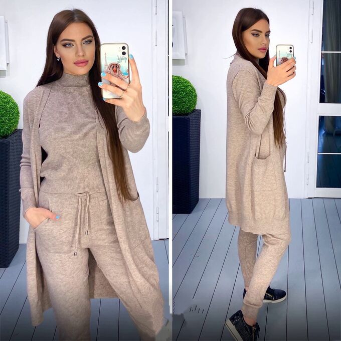 Костюм спицами для женщин со схемами